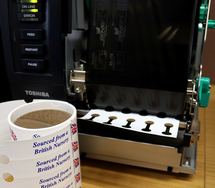 bespoke labels for customers